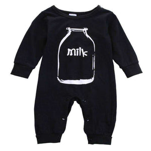 Baby Onesie with Milk Bottle