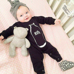 Baby Onesie with Milk Bottle
