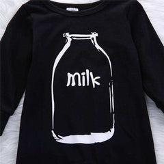 Baby Onesie with Milk Bottle