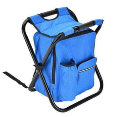 Outdoor Folding Camping Fishing Chair Stool Portable Backpack Seat Bag