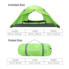 Backpacking - Waterproof PU Coating Backpacking Tent