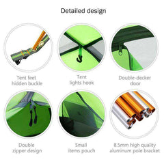 Backpacking - Waterproof PU Coating Backpacking Tent