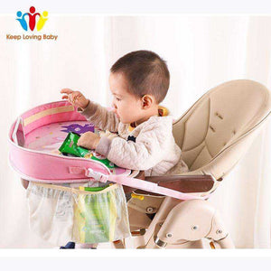 Portable Tray Plates Waterproof Dining Drink Car Table For Kids