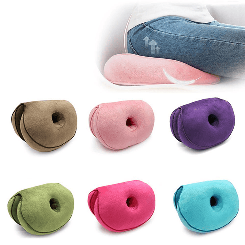 Aesthetic High Density Orthopedic Dual Comfort Foam Seat Cushion Pillow