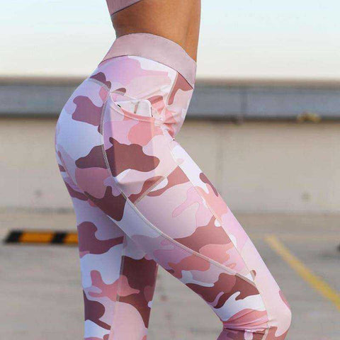 Image of Pink Camo Pocket Sportswear Set