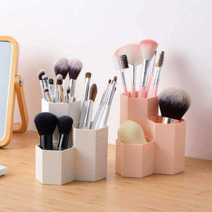 Cosmetic Brush Box 3 Lattices Table Organizer
