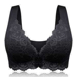 Aesthetic Extra Elastic Breathable Front Closure Lingerie Lace Bra