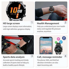 New Men IP68 Waterproof Sports Fitness Smart Watch for iOS Android
