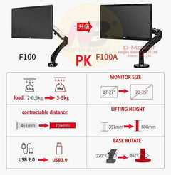 Spring Arm 22-35 Inch Screen Monitor Holder
