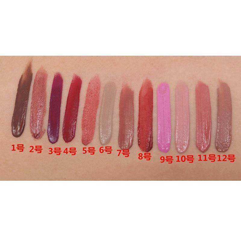 12 Colors Waterproof Matte Liquid Lipstick