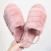 New Women's Indoor Fur Slides Bottom Anti Slip Furry Slippers