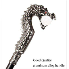 Dragon-Head Fashion Elegant Luxury Decorative Walking Cane Men