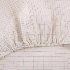 Beige Earthing Emf Protection Baby Bed Sheet with 1 Pillow Case