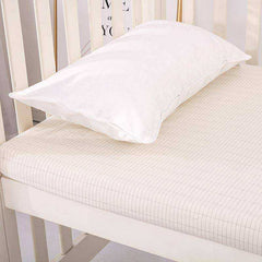 Beige Earthing Emf Protection Baby Bed Sheet with 1 Pillow Case