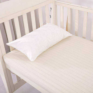 Beige Earthing Emf Protection Baby Bed Sheet with 1 Pillow Case
