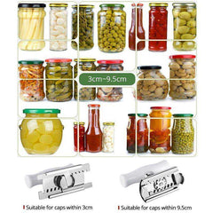 Adjustable Can Jar Bottle Stainless Steel Lid Opener