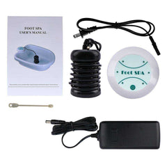New Aqua Foot Spa Detox Machine Ion Heavy Metal Portable Bubble Cleanse Kit