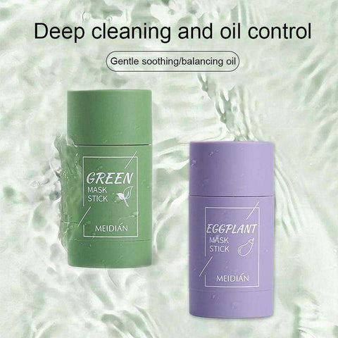 Image of Green Tea Care Face Beauty Skin Cleansing Clay Stick Mask