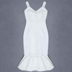 Beautiful Mermaid Bandage Bodycon V Neck Dress