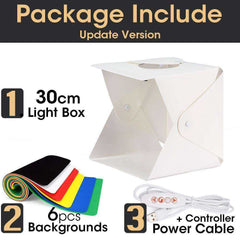 Portable USB Mini LED Light Folding Photo Studio/Light Box