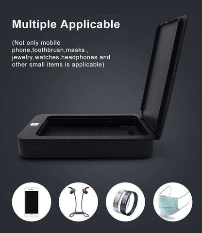 Image of High Quality Black UV Cell Phone Sanitizer