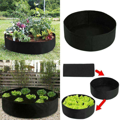Image of Breathable Fabric Raised Container Yard Garden Bed