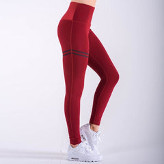 New Hotsale Women Gold Print Leggings No Transparent Exercise Fitness Leggings Push Up Workout Female Pants