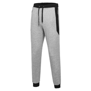 Men's Casual Cotton Tights Gray  Long Ankle Super Elastic Trousers/Pants