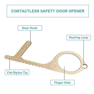 No Touch Door Opener Key Grip Safety Virus Protection Tool