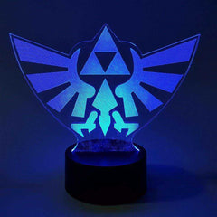 Zelda Visual Illusion LED 3D Nightlight RGB Color Changing Link Action