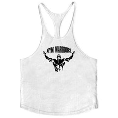 Men Anime Bodybuilding Cotton Stringer Tank Tops