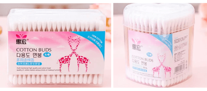 Plastic-free Double Head Bamboo Cotton Buds