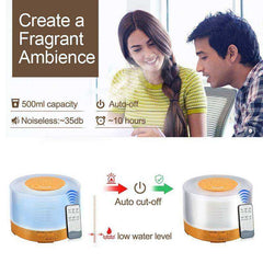 New Remote Control Aroma Essential Diffuser Ultrasonic Air Humidifier