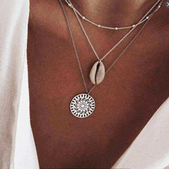 Women Charm Conch Seashell Collar Choker Beach Boho Summer Necklaces