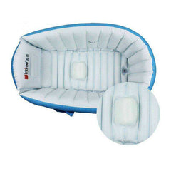 Portable Inflatable Baby Bath Tub Cushion Warm With Air Pump