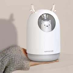 Animal Humidifier Rechargeable Night Light Lamp Aroma Diffuser Cool Mist Maker