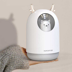 Animal Humidifier Rechargeable Night Light Lamp Aroma Diffuser Cool Mist Maker