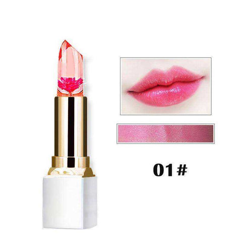 Image of 3 Colors Ink Dried Flower Long-lasting Moisturizer Jelly Lipstick