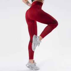 Women Push UP High Waist Sexy Breathable Workout Leggings