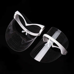 Aesthetic 3 Colors LED Light Therapy Face Mask Photon Instrument