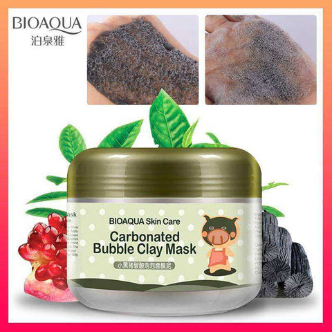 Image of Skin Care Nutrition Repair Facial Masks Carbonated Bubble Clay Moisturizing Cream