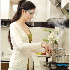 1Pcs Faceshield Transparent Full Face Cover Safety Protective Film