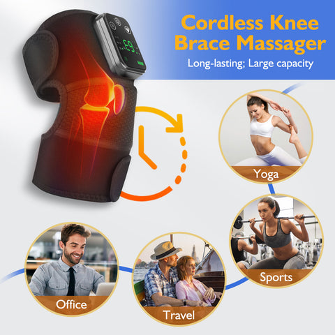 Image of Aesthetic Heated Knee Massager