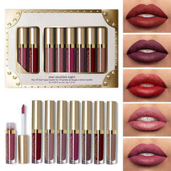 8Pcs Professional Lip Glaze Gloss Waterproof Makeup Matte