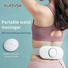 Infrared Heating Relieves Waist  Lumbar Muscle Strain Wireless Remote Massager
