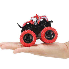 Mini Inertial Off-Road Plastic Friction Stunt Pullback Children Toy Car for boys