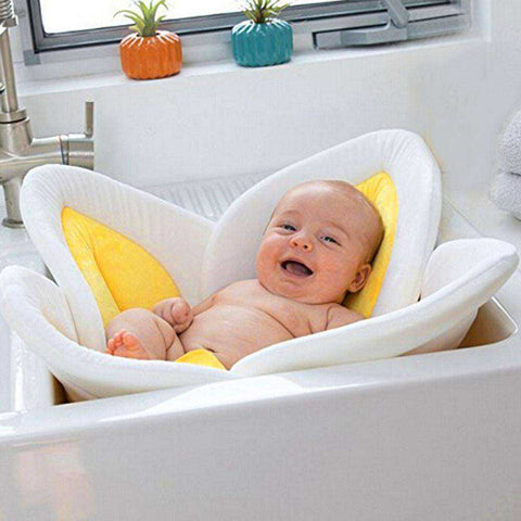 Image of Blossoming Flower Baby Bath Tub For Sink Mat