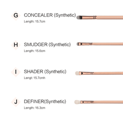 Pink Maquiagem Powder Makeup Brushes Set