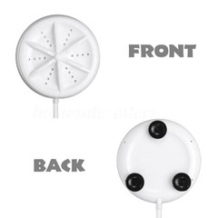 2 in 1 Portable Mini Washing Machine Ultrasonic Washer