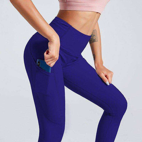 Image of Aesthetic Yoga Pants Patchwork Fitness Athletic Leggings For Women